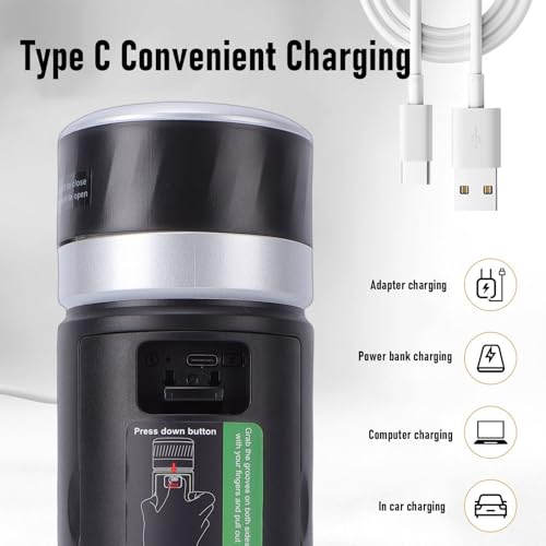Cafetera Portátil Eléctrica con Batería Recargable 1.7 L miniatura 2