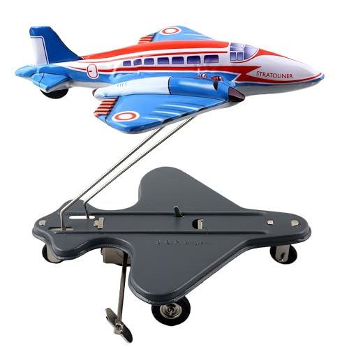 Jouet en étain Avion stratoliner de collection Freak Scene en métal rétro