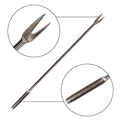 CoZroom Seafood Tools Set Nut Cracker Set with Lobster Crackers and Stainless Steel Seafood Forks Lobster Shellers (6 Crackers/6 Forks/6 Shellers) - Thumbnail 4