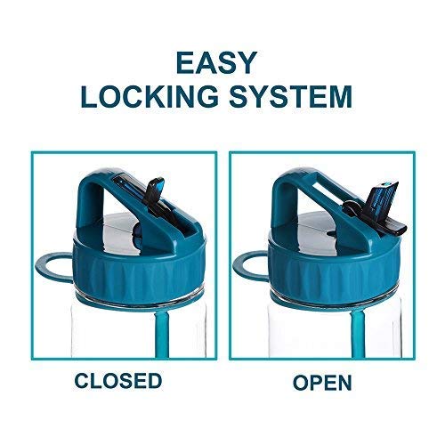 Borraccia per acqua pura motivazionale, con