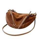 S'associe facilement à des looks élégants et décontractés : qu'il soit associé à un blazer pour un look de travail chic ou à un jean pour un look de week-end décontracté, ce sac à boulettes en daim marron chocolat ajoute une touche de sophistication à n'importe quelle tenue et est un essentiel polyvalent dans votre collection d'accessoires.