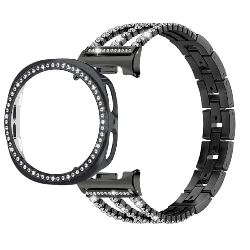 Bracelet Samsung Galaxy Watch8 antichoc pour femme protection écran et style scintillant