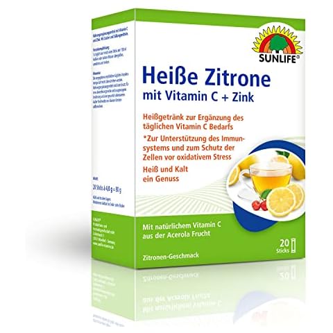 Sunlife Heiße Zitrone + Acerola Sticks 20 Sticks Cover