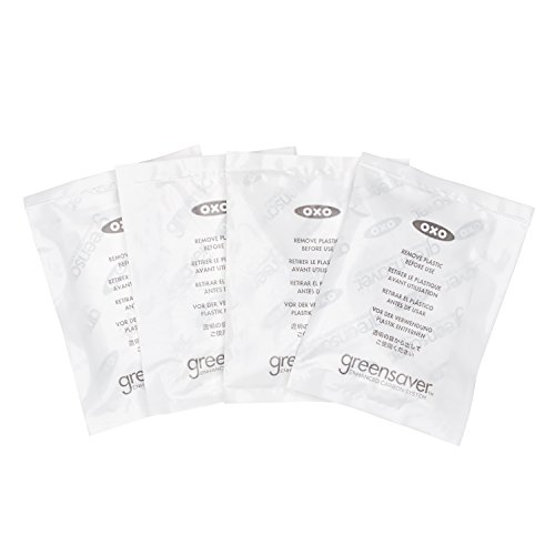 Greensaver Refil Filtro Carbono Conjunto 4 Peças OXO Transparente
