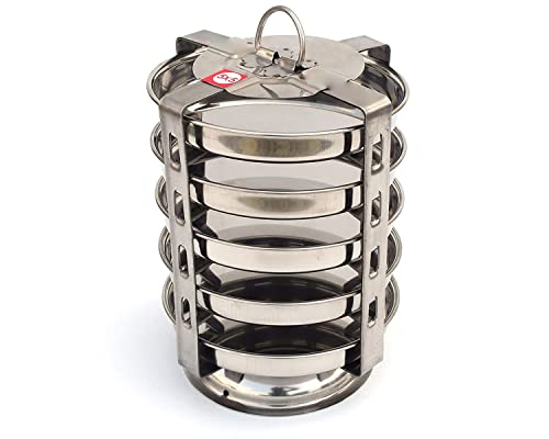 Image of Bleaf Stainless Steel Thatte Idli Stands (5 Plates)