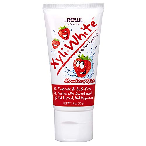NOW Solutions, Xyliwhite Toothpaste Gel for Kids, Strawberry Splash Flavor, Kid Approved! 3-Ounce