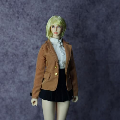 Vêtements pour femme à échelle 1/6 t-shirt jaune miniature pour figurine 12 pouces PH TBL JO