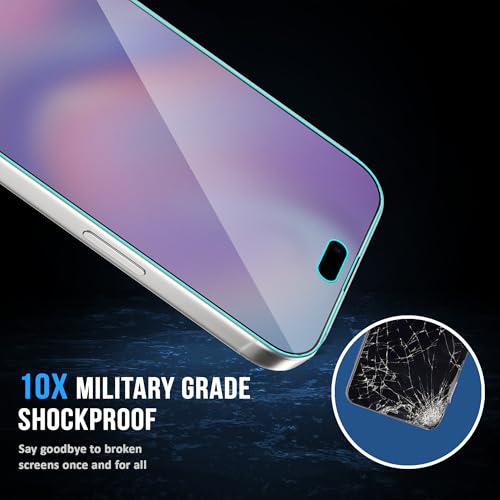 Image of ArmourPro Anti Glare Matte Tempered Glass for iPhone 17 Pro Max - Anti Fingerprint Screen Protector, 9H Scratch Resistant, Smooth Touch, Edge-to-Edge Full Coverage