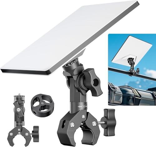 2025 Starlink Mini Mount, Starlink Mini Pipe Adapter and Flat Mount for RV, Pole, Yacht, Camper, Guardrails, Starlink Mini Accessories for Outdoor Travel