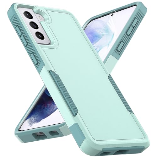 Image of MDCN for Galaxy S21 Plus Case: Dual Layer Protective Heavy Duty Cell Phone Cover Shockproof Rugged with Screen Protector - Military Protection Bumper Tough - Galaxy S21+ Plus 5G, Green