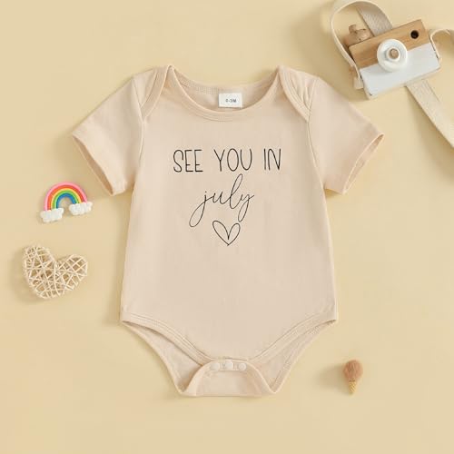 Image of woshilaocai Baby Announcement Bodysuit Pregnancy Reveal for Family | Pregnancy Reveal Ideas&New Baby Surprise for Grandparents, Husband, Aunt, Uncle, Gender Natural Romper, Funny Announcement