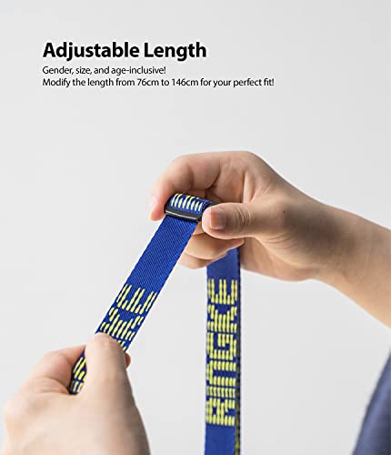 Image of Ringke Shoulder Strap [Dual-Ended Design] Adjustable Crossbody Strap, Anti-Theft Neck Lanyard for iPhone /Galaxy /Pixel Phone Cases, Cameras, etc