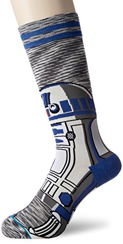 Stance M545D17R2U Men's R2 Unit Socks, Grey - L (9-12)