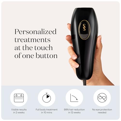 smoothskin pure fit ipl hair removal device  at-home laser hair removal for women amp men visible results in 2 weeks includes precision head safe for face amp body long-lasting hair reduction