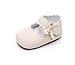 HONGTEYA Infant Baby Girls Ballet Dress Shoes Mary Jane Princess Soft Sole Frist Walkers Crib Moccasins (12-18Months/US 6/5.12