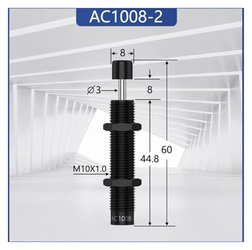 Amortisseur hydraulique AC 0806-N avec technologie de décélération fluide - 3