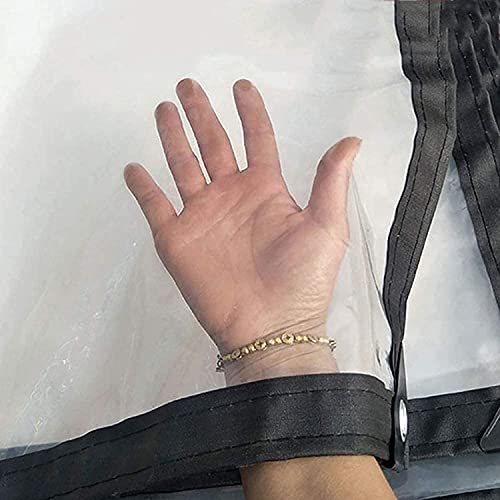 Bâche lourde exterieur transparente en toile cirée renforcée 3x5m - 6