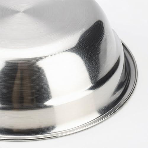 Morcte 4-Pack Mixing Bowl, Stainless Steel Metal Prep Bowls, 9.3-INCH by Morcte - Used condition - Image 5