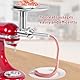 Edelstahl Fleischwolf für KitchenAid Mixer, Fleischwolfaufsatz für Kitchenaid Standmixer, spülmaschinenfest