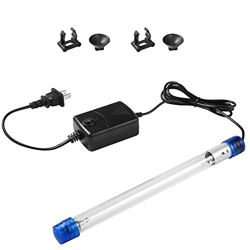 LEDGLE Aquarium Lights 5 W Submersible Light Aquarium Clean Light for Aquarium Water Clean Green Clear Waterproof Clean Lamp