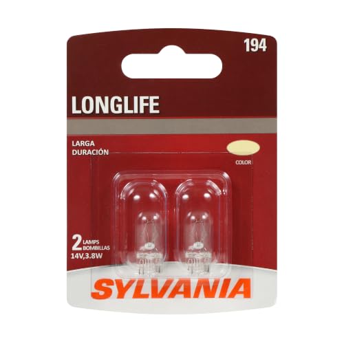 SYLVANIA 194 Long Life Miniature Bulb, Interior...