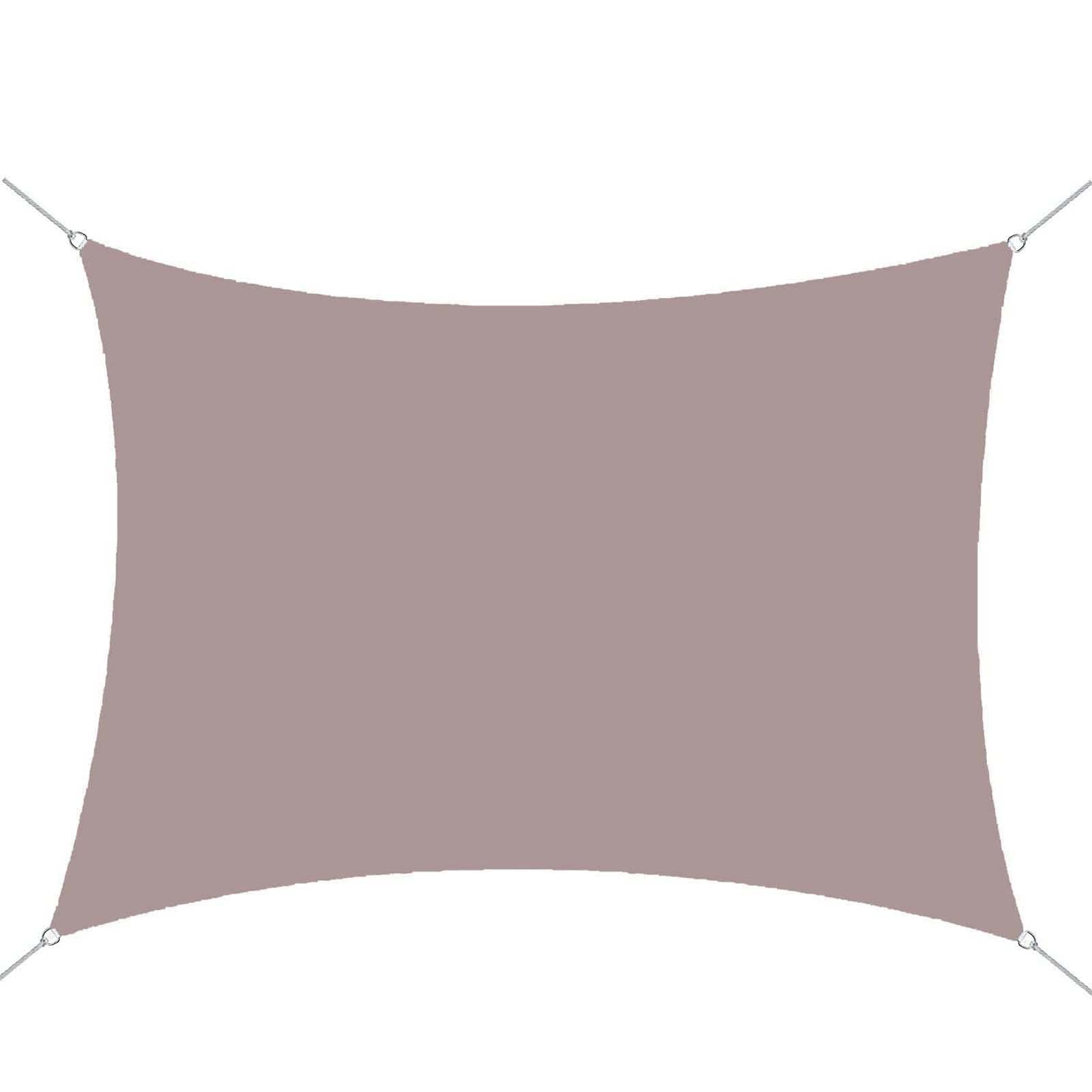 Amazon.com: Amunpitic Rectangle Sun Shade Sail Canopy 20x26ft