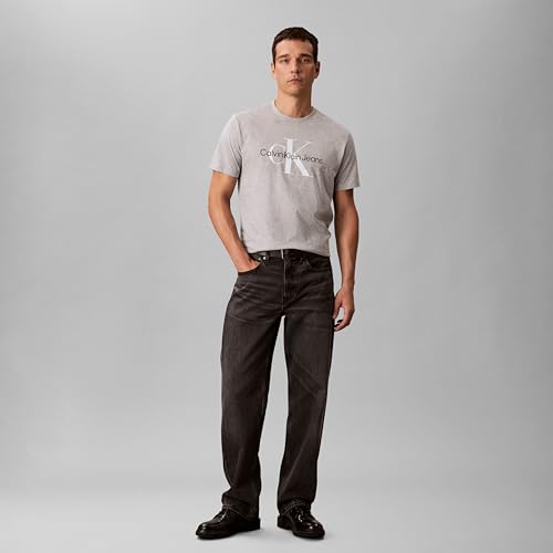 Image of Calvin Klein Men's Monogram Logo Crewneck T-Shirt