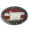 Factory direct craft primitive oval americana sheep plate 3 pieces  urban country home decor