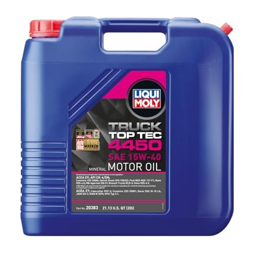 Liqui Moly Top Tec Truck 4450 SAE 15W-40 | 20 L | Motor Oil | SKU: 20383