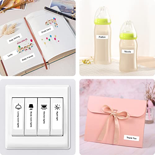 Marklife P11 Label Maker Machine With 4 Rolls Tape,Mini Thermal Wireless Inkless Sticker Printer Machine For Home Kitchen Office Organization #TOP6