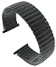 Hadley Roma MB7288BL 16-22mm Black PVD Metal Expansion Watch Band