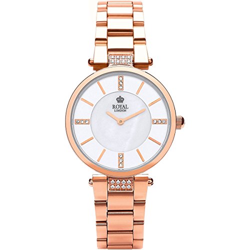 Preisvergleich Produktbild Royal London - Damenuhr - rosa 21226-03