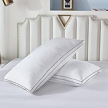 Bed Pillows for Sleeping2 Pack, Luxury Plush Soft Pillow with Home and Hotel, Breathable Microfiber Cover Skin-Friendly Pillows for Side Back Sleepers Queen...