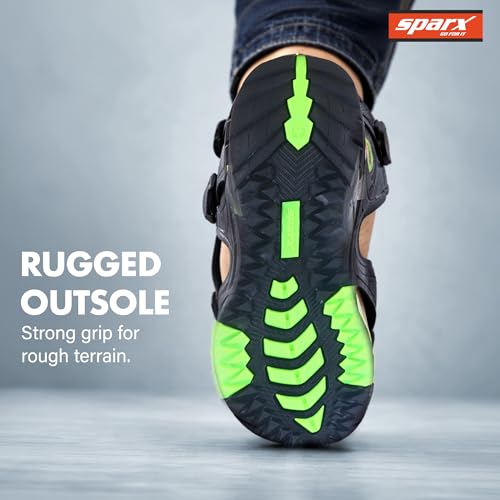 Image of SPARX SS-818 Men's Sandal | Soft Cushioned Footbed, Anti-Slip Sole & Easy Velcro Design for Everyday Use