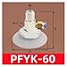 LIAWAYIV Vacuum Suction Cup Industrial Pneumatic PFYK-60 80 95 Single Layer Manipulator Accessories Vacuum Suction(PFYK-60)