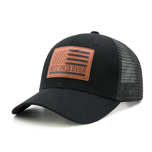 Image of Waldeal Papa Trucker Hat, Adjustable Snapback Dad Hats for Men, Fathers Day Birthday Gifts from Daughter