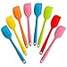 8 Pieces Silicone Spatulas,8.5 inch Non-stick with...