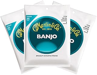 Martin V720 Vega Banjo 4 Strings .009 - .030 Tenor - 3 Packs