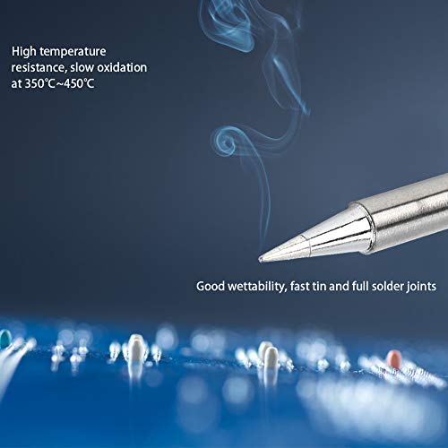 Image of Walfront T12 Soldering Iron Tip T12‑BL Soldering Tip Electronic Solder Iron Accessories Soldering Kit High Temperature 70W