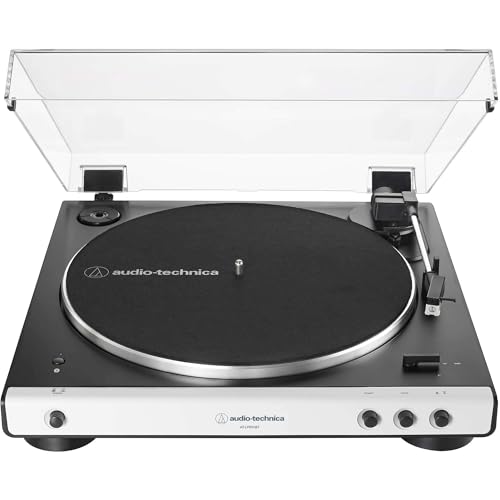 Audio-Technica LP60XBTWH Giradiscos Automático Estéreo Inalámbrico de Tracción por Correa Blanco