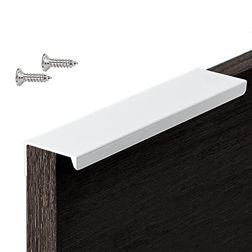 BOOLSFMAM Lot de 6 Poignées Invisibles pour Cuisine, Meuble, Salle de Bain, Armoire et Tiroir - Poignée Cachée pour Porte d'Armoire