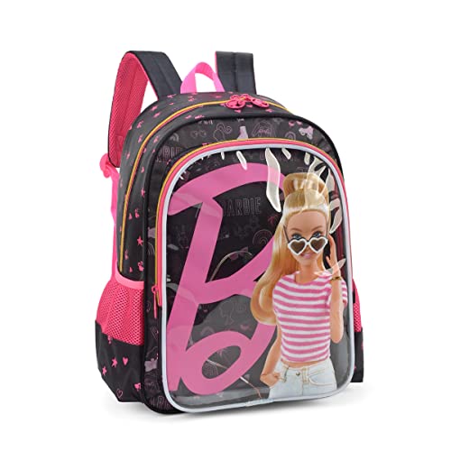 Mochila Escolar Barbie Brilha No Escuro Luxcel