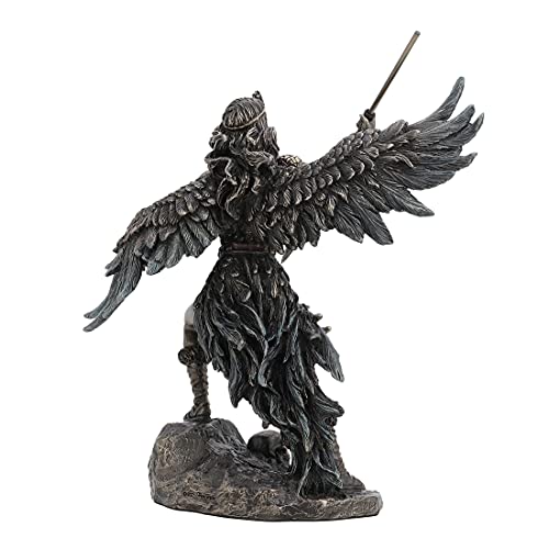 Estatua Morrigan Resina Bronza Diseño Veronese 8.75 in miniatura 5