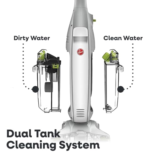 Image of Hoover Floormate Lux Hard Floor Cleaner Machine, Lightweight Cleaning Machine, Floor Scrubber with Spin Scrub Brushes, Wash & Dry Mode, Ideal for Hardwood, Vinyl, Tile, Laminate, FH44110V, Gen 2