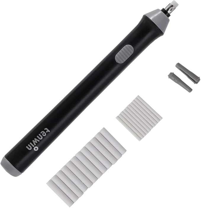 Electric Eraser, Battery Operated Eraser Kit with 22pcs Additional