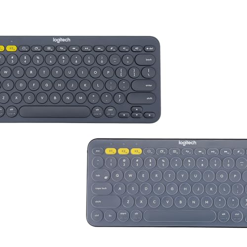 Protector de teclado silicona transparente compatible con Logitech K380 miniatura 6