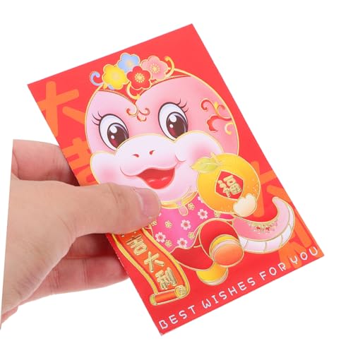 NUOBESTY 36pcs Year of The Snake Red Envelopes 2025 Year Money Envelopes Spring Festival Red Paper Packets for New Year Spring Festival Present Supplies - Image 4