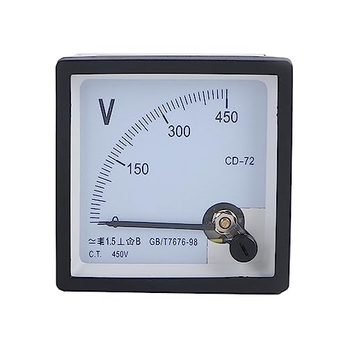 Voltmètre encastrable 72x72mm pour résoudre les chutes de tension sur circuit alternatif AC