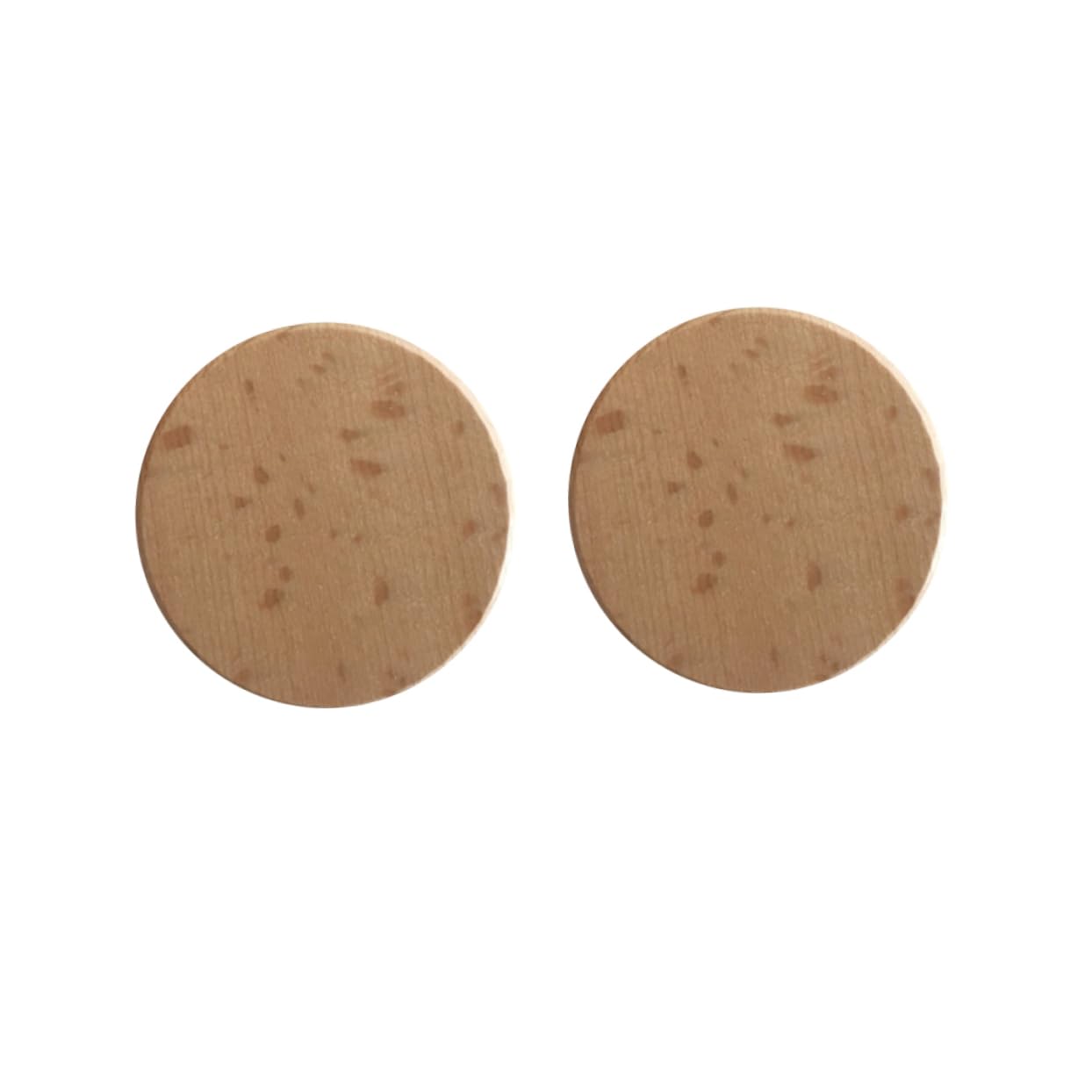 HOODANCOS DIY Craft Wood Slices 20pcs 5cm Round Beech Smooth Durable for Decor Projects