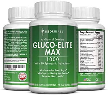 Blood Sugar Support Supplement for Fast-Acting Blood Sugar Balance | Feel Relief Quickly, Reduce Fatigue, Increase Energy | Safe & Natural Blood Sugar Supplement with 20 Ingredients | 60 Capsules